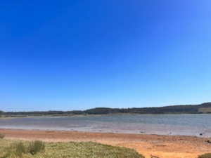 Foto da paisagem da Lagoa de Óbidos
