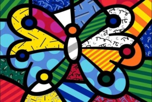 Quadro Borboleta de Romero Britto.jpg