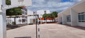 Vista geral do recreio que serviu de inspiração