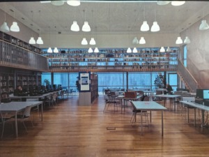 Foto real da Biblioteca Escolar