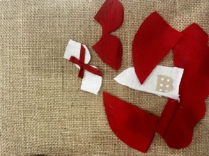 Fase de elaboração do trabalho (diversas partes do fato do Capuchinho Vermelho)