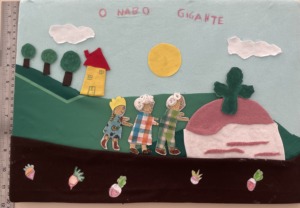 Capa final do livro elaborada em tamanho A3.