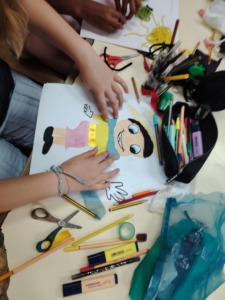 Criando, na aula.