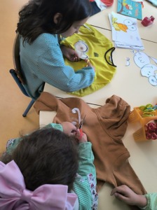 Escolha de roupa para recorte de elementos da capa