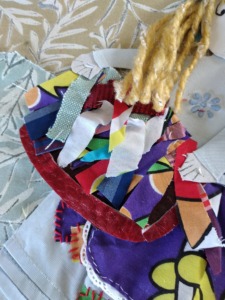 Foto 2 - elaboração do cesto da roupa suja