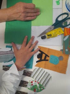 Elaboração do trabalho: Colagem e montagem.