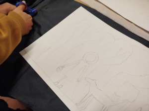 Desenho que serviu de inspiração.